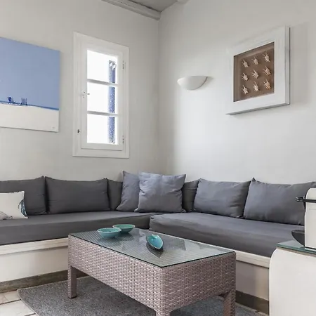 Pure White 1bd House With Amazing Sea Views In * Naousa